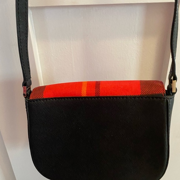 Kate Spade Red Plaid Small Crossbody - Picture 5 of 6